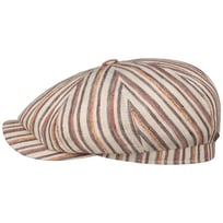 Tenscott 8 Panel Linne Flat Cap by JJ Hats - 1179,00 kr