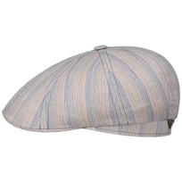 Tesrick Stripe Linne Flat Cap by Stetson - 1339,00 kr