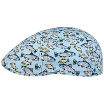 Texas Allover Fish Flat Cap by Stetson - 769,00 kr