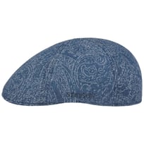 Texas Denim Paisley Flat Cap by Stetson - 955,60 kr