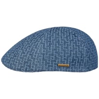 Texas Embroidered Denim Flat Cap by Stetson - 1099,00 kr