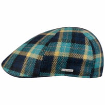 Texas Genola Wool Check Flat Cap by Stetson - 799,00 kr