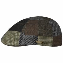 Texas Patchwork Wool Mix Flat Cap by Stetson - 1099,00 kr
