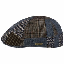 Texas Wool Mix Patchwork Flat Cap by Stetson - 1099,00 kr