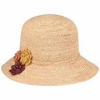 Three Blossoms Raffiahatt by Gebeana - 1059,00 kr