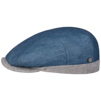 Twotone Contrast Linne Flat Cap by Lierys - 829,00 kr