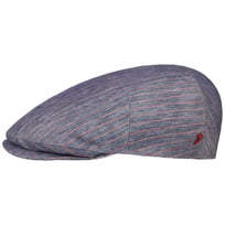 Twotone Stripes Linne Flat Cap by Alfonso D�Este - 829,00 kr
