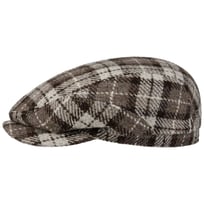 Undyed Harris Tweed Driver Flat Cap by Stetson - 1539,00 kr
