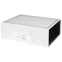 Vit Presentask med Magnetisk F�rslutning - 269,00 kr