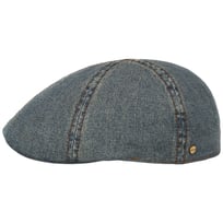 Washed Denim Flat Cap by Stetson - 879,00 kr