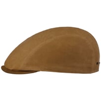 Waxed Cotton WR Ivy Flat Cap by Stetson - 887,00 kr