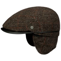 Windproof Flat Cap med �ronlappar by bugatti - 939,00 kr