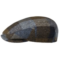 Wool Check Driver Flat Cap by Balmoral - 1339,00 kr