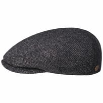 Wool Herringbone Driver Flat Cap by Balmoral - 1059,00 kr