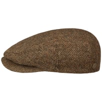Wool Herringbone Driver Flat Cap by Balmoral - 1069,00 kr