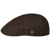 Wool Herringbone Duck Flat Cap by Balmoral - 1069,00 kr