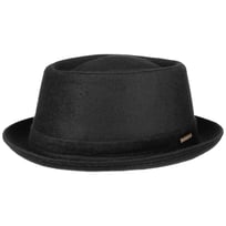 Wool Pork Pie Hatt by Stetson - 911,00 kr