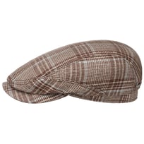 Wool Silk Check Flat Cap by Stetson - 1039,00 kr